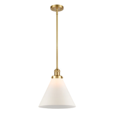 Luminaire suspendu conique à 1 lumière Anner