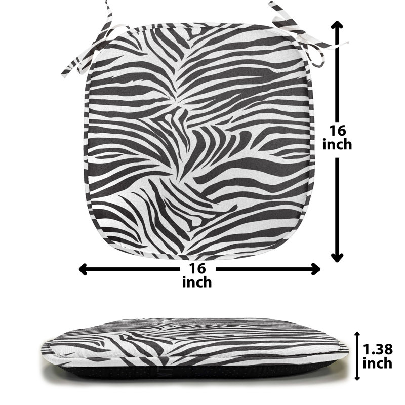 Coussin de siège intérieur / extérieur Zebra