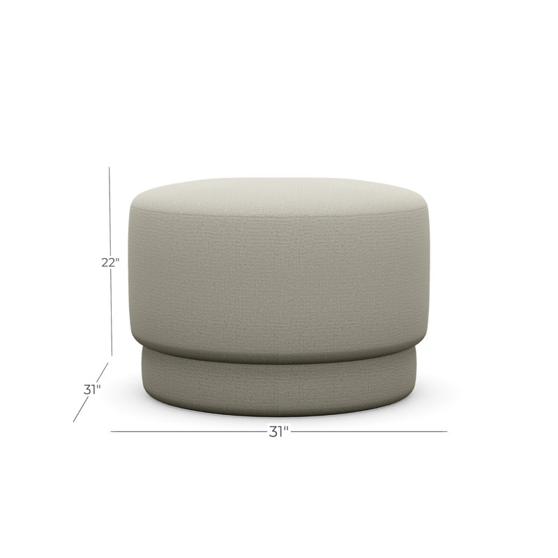 Cremini Small Ottoman, Sugar Shack 120501