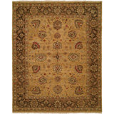 Wool Oriental Area Rug in Brown