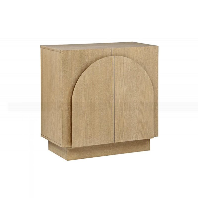 Mid-Century Modern Sideboard Buffet, Light Oak