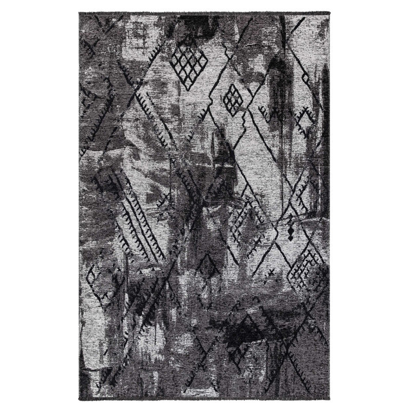 Sreyan Geometric Indoor Rug, Rectangle 5' x 7'7"