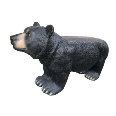 32" Black Bear Bench