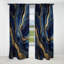 Callowhill - Rideau occultant en marbre marbré abstrait - 1 panneau-1726303776