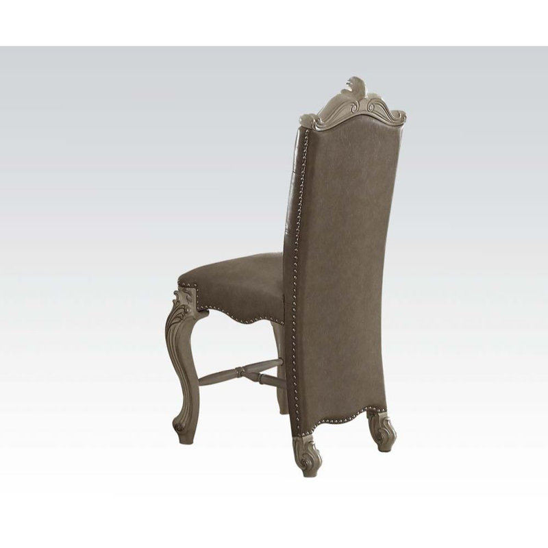 Versailles Counter Height Chair (Set-2), Bone White