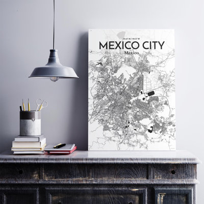 «Mexico City Map», impression