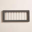 Vienna Toddler Guardrail, Darkwash Ash With Acrylic