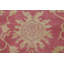 Tapis en laine rose/beige 2 pi 1 x 5 pi 2 po one-of-kind à la main-noué la new age oushak Sipos