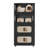 4 Tiers Folding Storage Cabinet, Collapsible Storage Bins With Magnetic Door, Living Room Cabinet-399502813