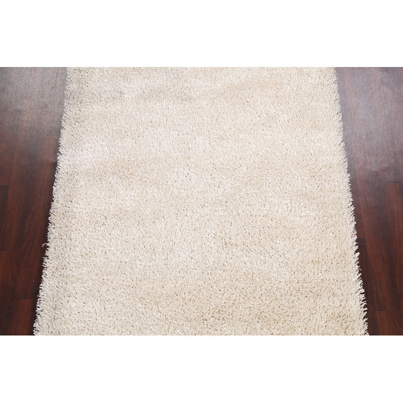 Tapis ivoire touffeté à la main Kamili
