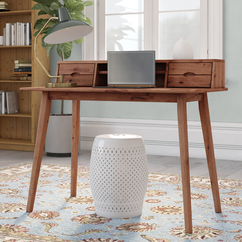 Rebekah Solid Wood Solid Wood Writing Desk