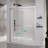 56-60*72 INCH Frame Double Sliding Soft-Close Shower Doors, Bathroom Sliding Shower Door,  (6Mm) Thick SGCC Tempered Glass Door For Bathroom Door ,Brushed Nickel-122371834