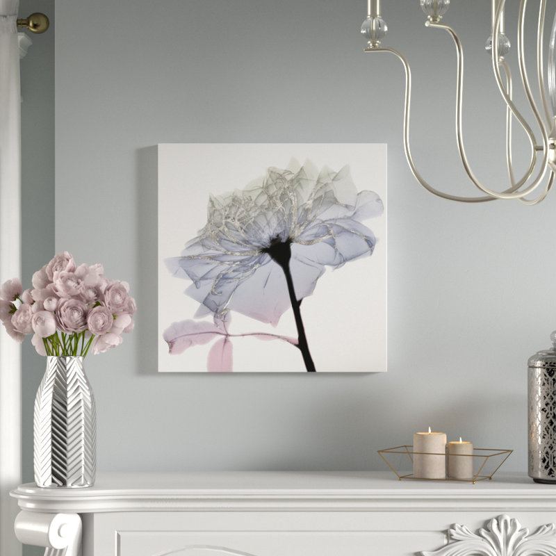 Silver Splash 3 - Wrapped Canvas Print, 76 cm H x 76 cm W
