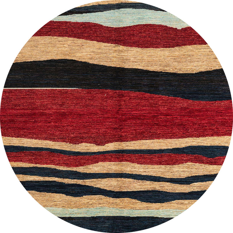 Tapis abstrait 4221, Rond 6 pi