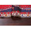 Tapis de couloir géométrique à motif persan Shiraz noué à la main 3 x 9