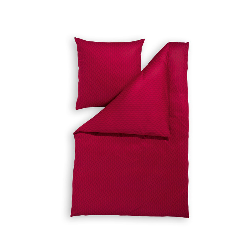 Cotton Dots Duvet Cover Set with Pillowcases, Weiß, 155 x 220cm Duvet Cover + 1 Pillowcase (80 x 80cm)