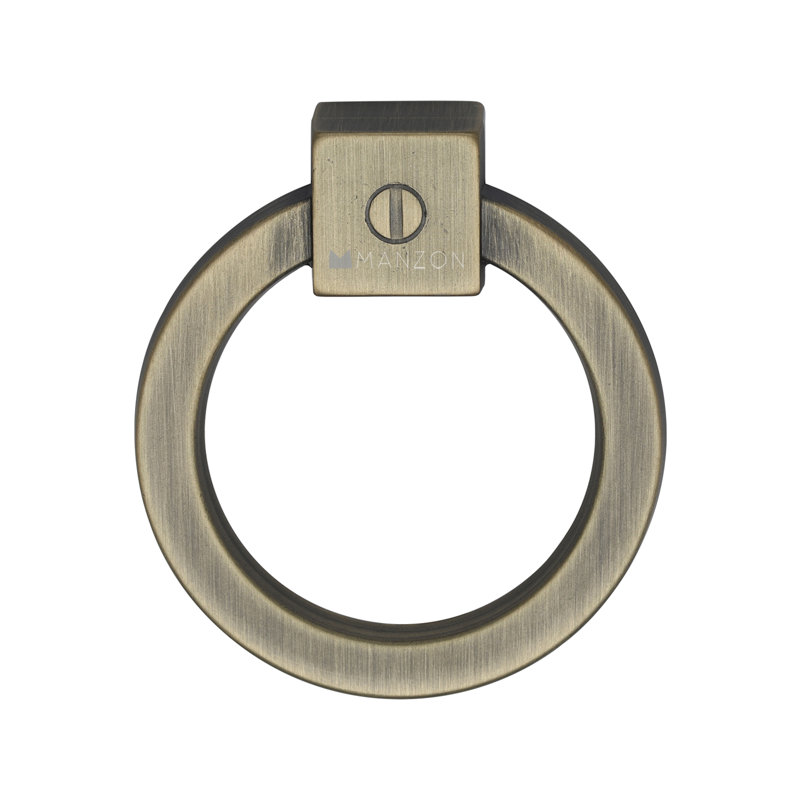 Cleat Ring Pull, Burnished Brass