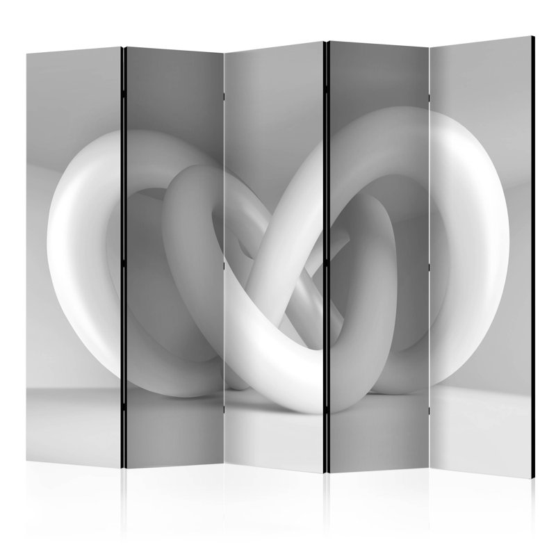 Tombolo 225cm W x 172cm H 5 - Panel Folding Room Divider
