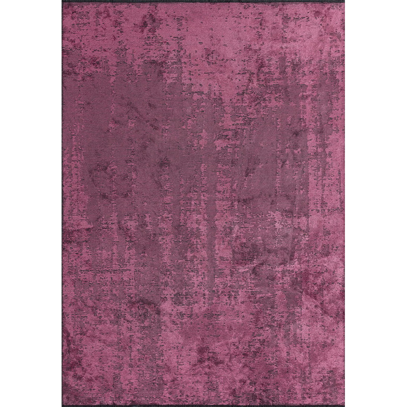 Robas Abstract Hand Loom Indoor / Outdoor Area Rug, Rectangle 7'10" x 9'10"