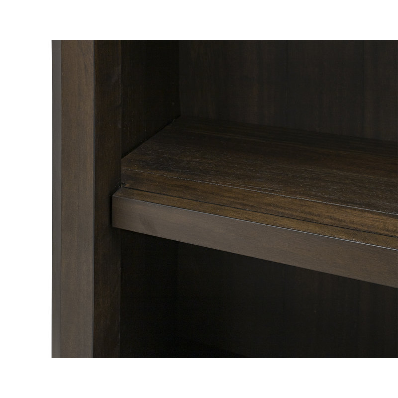 Arka open bookcase, fully assembled, brown
