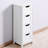 White Multipurpose Cabinet With Functional Drawer Systems For Efficient Organization Freestanding Thoughtful Design