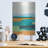 Aqua And Orange 1' by Annie Warren Metal Wall Art-998405714