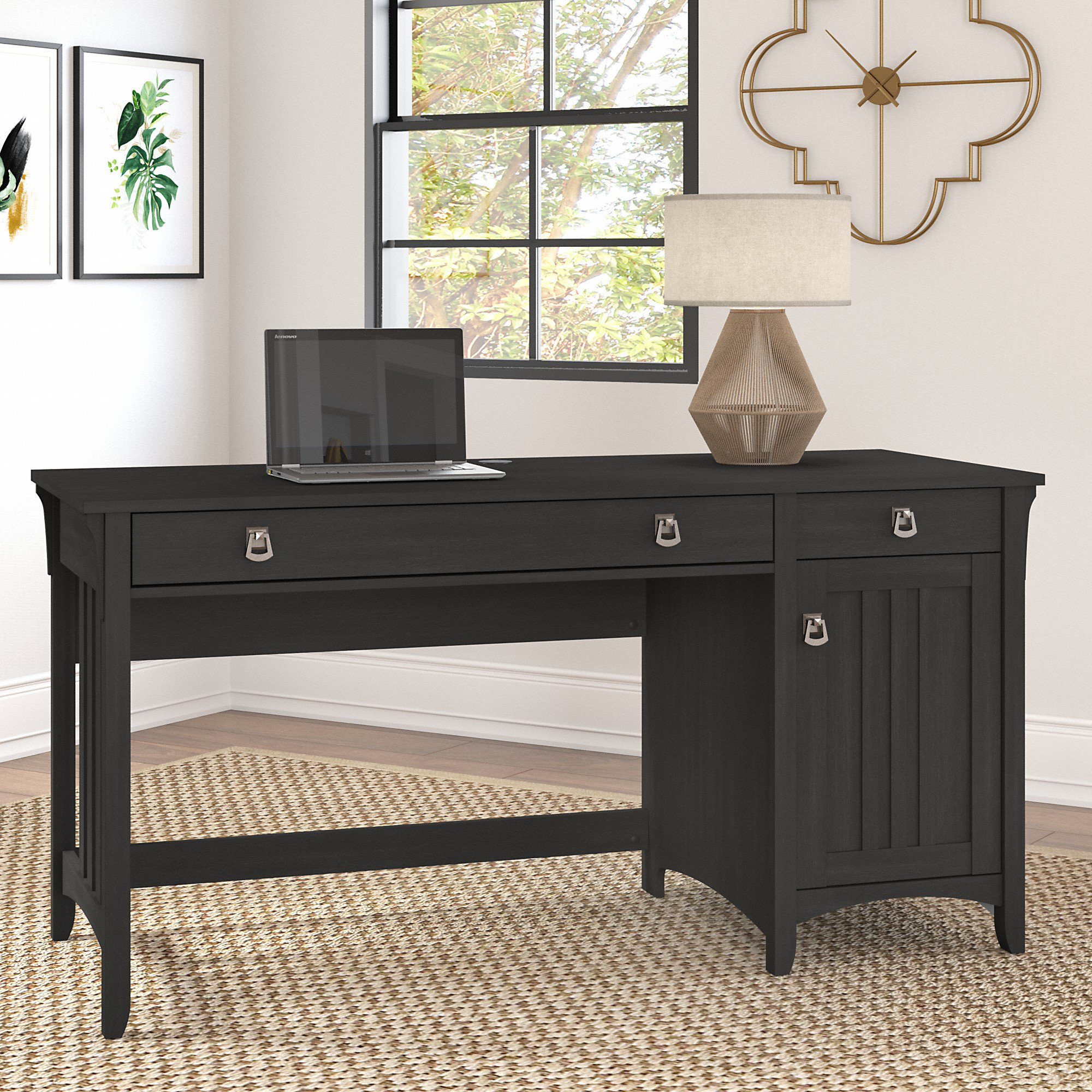 Lark Manor Pernell Computer Desk & Reviews Wayfair