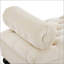 Banc rembourré moderne en velours avec 2 coussins amovibles, repose-pieds confortable pour le salon et le vestibule-140309498