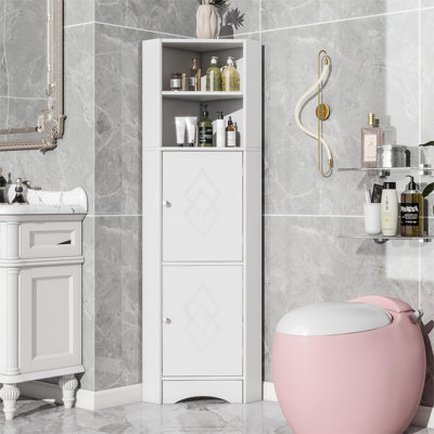 Ahran Freestanding Linen Cabinet