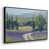Black Floater Framed on Canvas