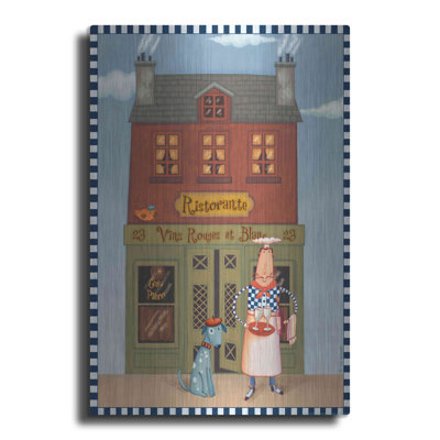 «Chef 8 Bistro» par Viv Eisner, art mural en métal