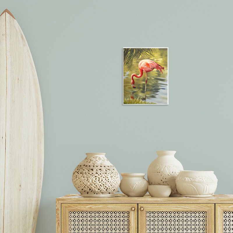 «Flamingo Shallow Pond», art mural par D. Rust