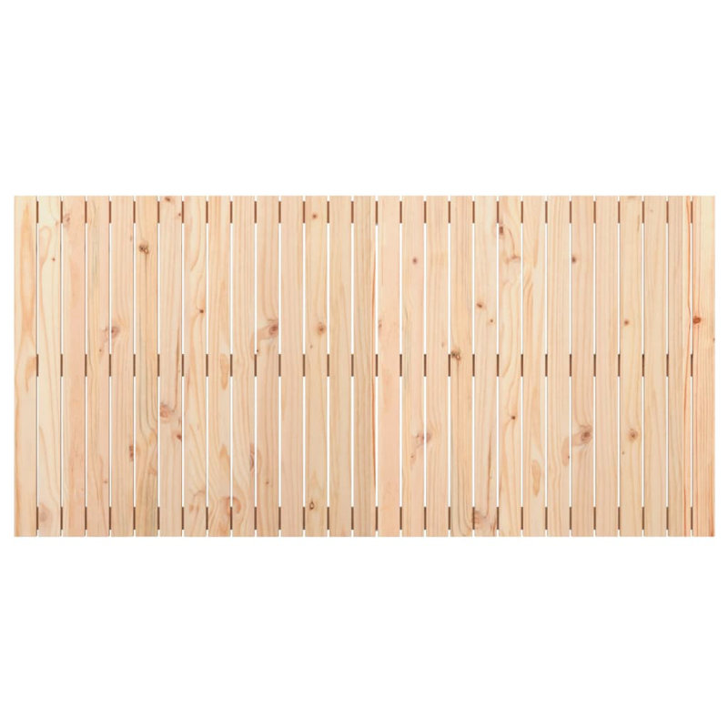 Wall Headboard Solid Wood Pine, 90cm H x 185cm W x 3cm D