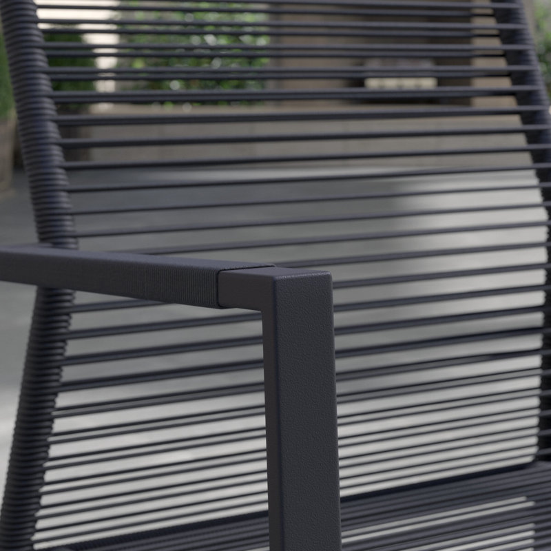 Edge Metal Patio Dining Armchair