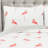 Kelly Flamingo Coral 100% Cotton Reversible 3 Piece Quilt Set-2053642766
