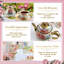 Mercer41 1100ml Floral Teapot Set