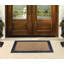 Tapis d'entrée noir et gris Lueck