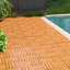 Carrelage de sol antidérapant 18 pièces Costway-101704894