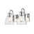 Chrome avec verre transparent