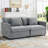73” Wide Upholstered Sofa  for Living Room Large Chenille Sofa with 2 Thick Pillows-831911475