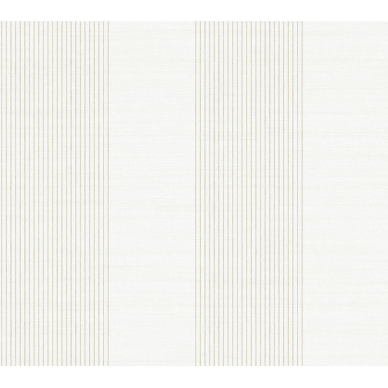 Papier peint imitation lin Archer, Blanc