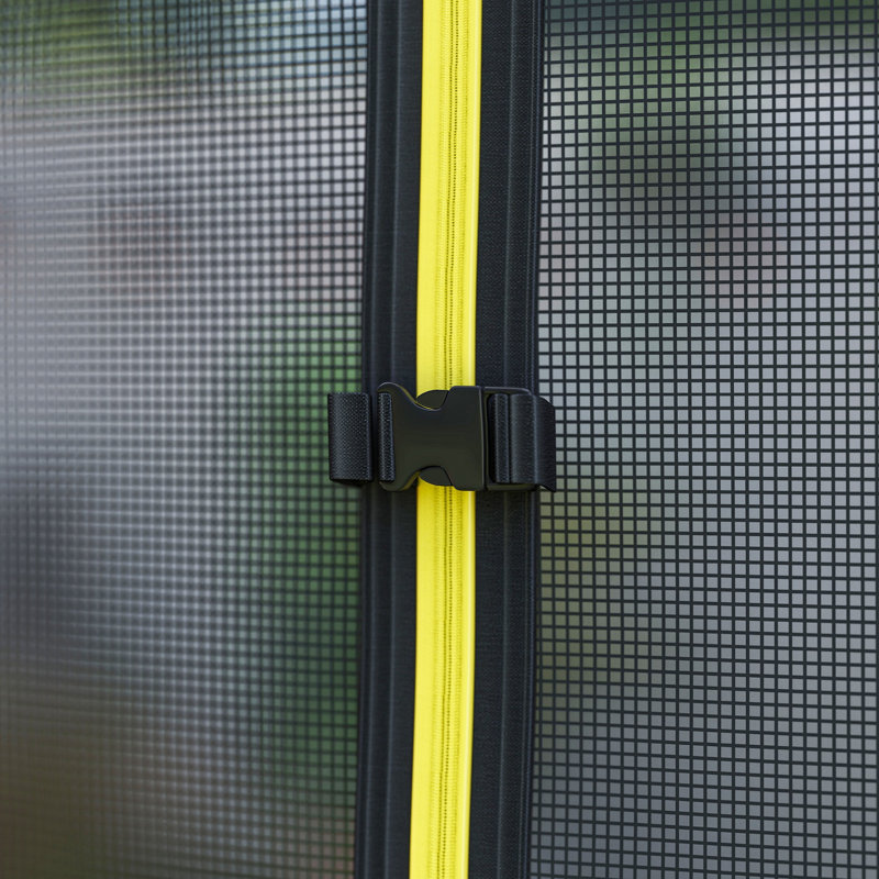 Trampoline extérieur de 8 pi pour enfants avec base circulaire, certifié ASTM