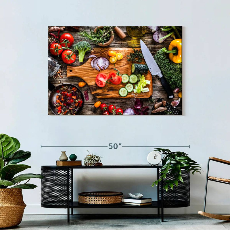 Yarlin Vegetable Fresh Ingredients, 30" H x 45" W