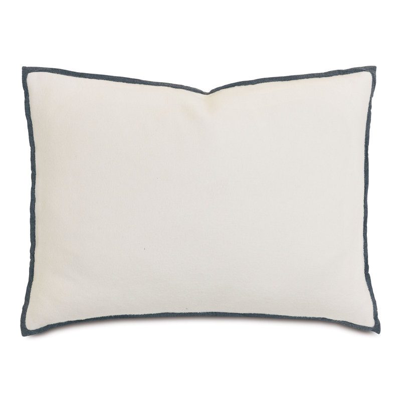 Taie décorative en coton de couleur unie Sigrid, Standard