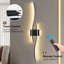 Grandes lumières murales d'intérieur pour le salon, lumières murales rechargeables sans fil de 100 cm avec télécommande, couleurs progressives 3000K-6000K et gradation, appliques murales Morden Touch pour la décoration de la pièce