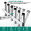 Stainless Steel Hitch Mount Fishing Rod Holder - Adjustable 6-Tube Rod Rack for Car, Truck, Boat, Yacht - Fits 2" Receivers, Rust & Corrosion Resistant, Secure Six Rods