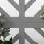 Outsunny 2-Tier Wooden Garden Bed with Trellis - Grey