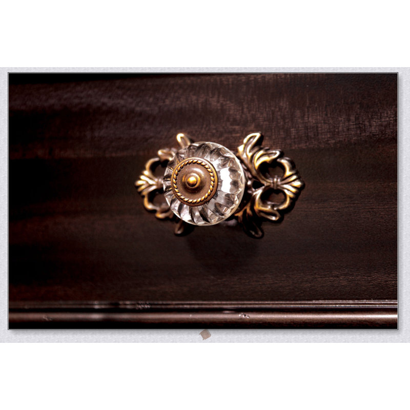 Table de chevet 3 tiroirs Traditional, Noyer