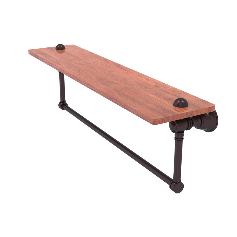 Tablette en bois Freyja, Bronze antique, H 5,54 po x l 22 po x P 7 po