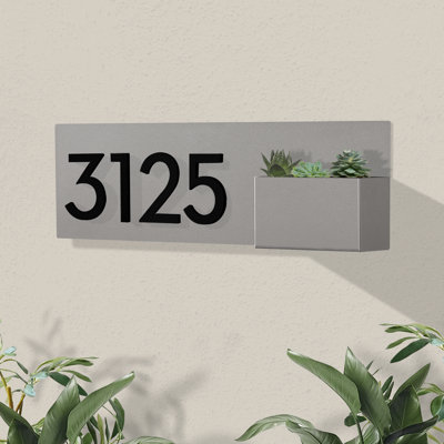 Vista View Wall Address Plaque